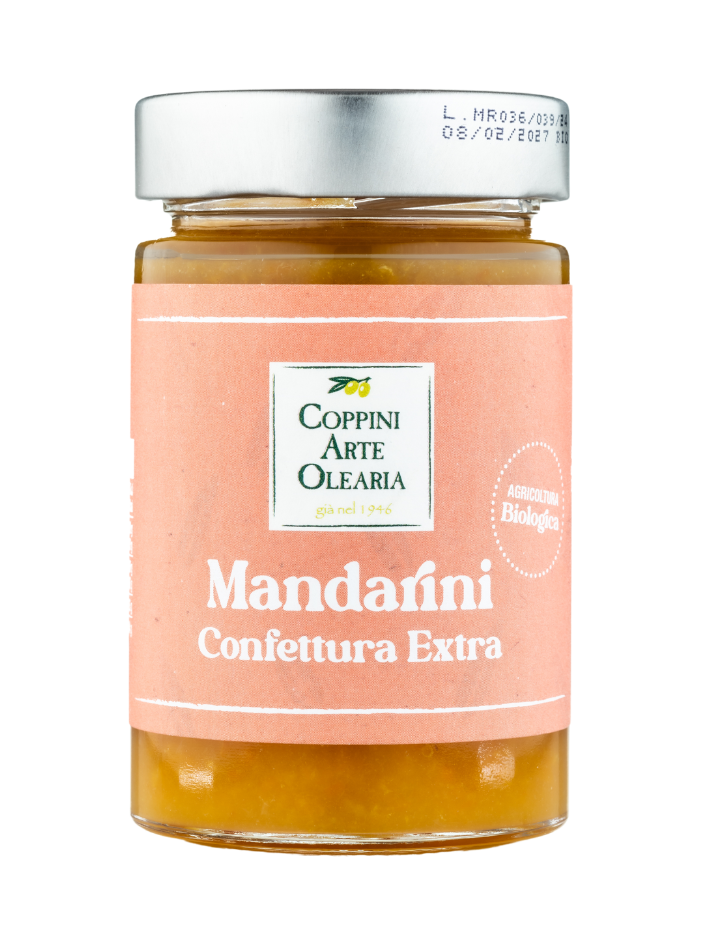 Vaso confettura di mandarini biologica Coppini Arte Olearia