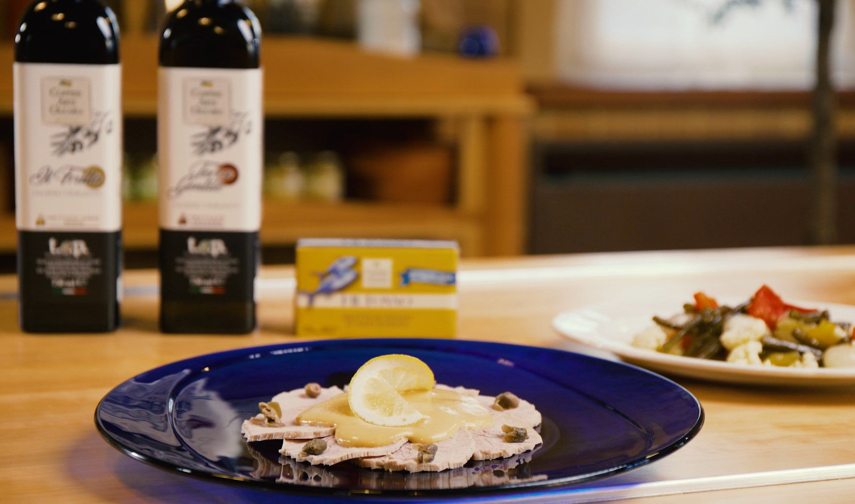 Vitello tonnato con salsa all'olio evo