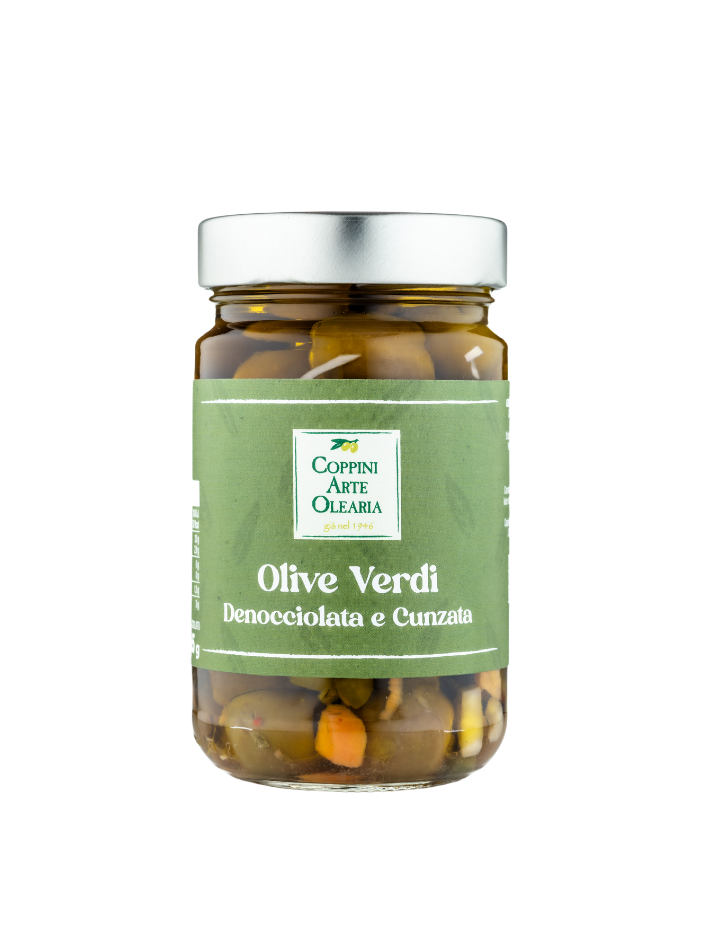 Pitted olives in EVO oil