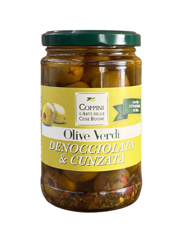 Olive denocciolate e condite Coppini Arte Olearia 